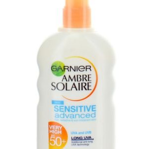 بخاخ امبر سولير SPF50 للبشرة الحساسة 200 مل