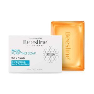 بيزلين صابونة لتنقية الوجه بصمغ العسل للبشرة الحساسة 85 جرام | Beesline facial purifying soap