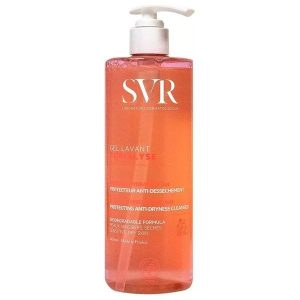 جل منظف SVR Topialyse Gel Lavant، وهو مصمم للبشرة الجافة والحساسة