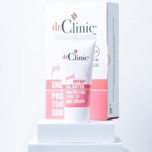 دكتور كلنك واقي من أشعة الشمس DR.Clinic pink SPF٥٠ Enlighter Protector Tone Up Sun Cream