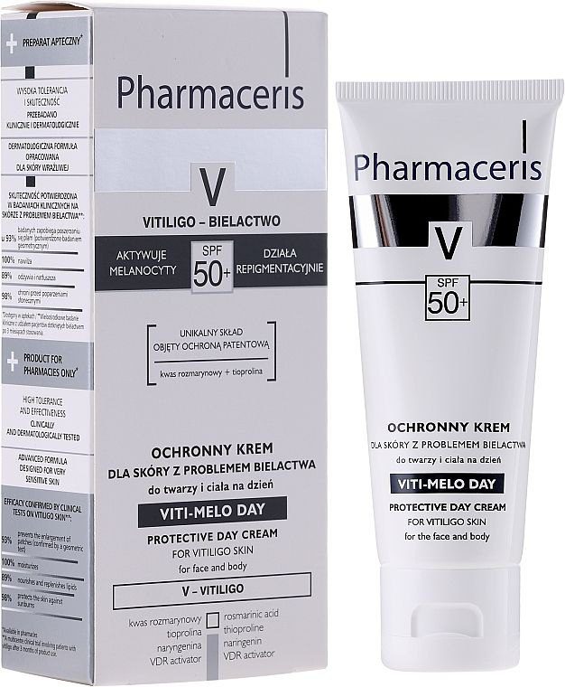 كريم للوجه والجسم Pharmaceris V Vito-Melo Day Cream Spf 50 2 كريم للوجه والجسم Pharmaceris V Vito-Melo Day Cream Spf 50