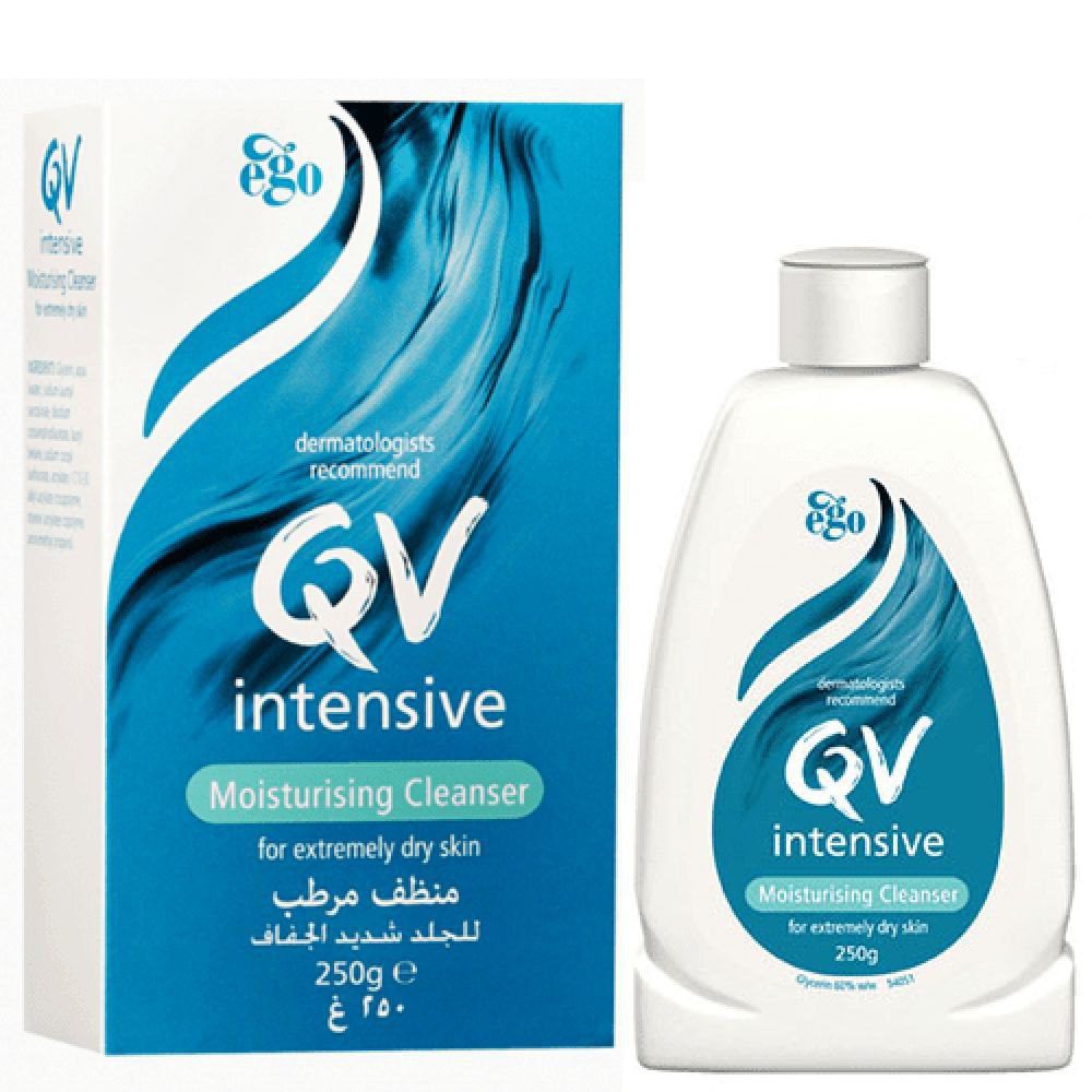 كيوفى منظف ومرطب للبشرة 250مل Qv 2 كيوفى منظف ومرطب للبشرة 250مل Qv