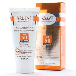 ardene sunblock cream spf 50 oil free