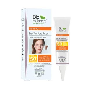 Bio Balance Sunspot Sunscreen Lotion SPF 50 Medium - 40ml | بايو بالانس واقي شمسي للبشرة الدهنية مع لون - 40 مل